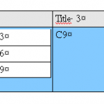 Nested tables in Word 2007