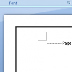 Page borders in Word 2007