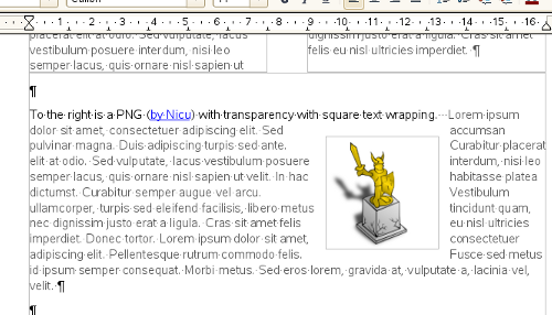 Picture import in OOo using OdfConverter