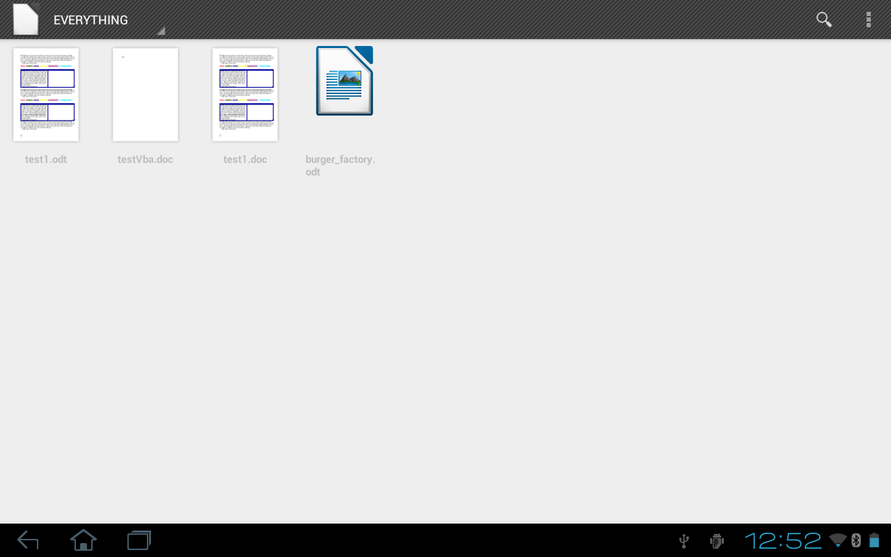 Android LibreOffice file picker