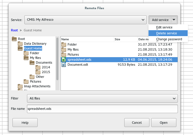 New remote file picker