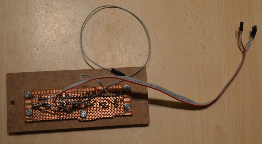 Assembled buttons circuitry